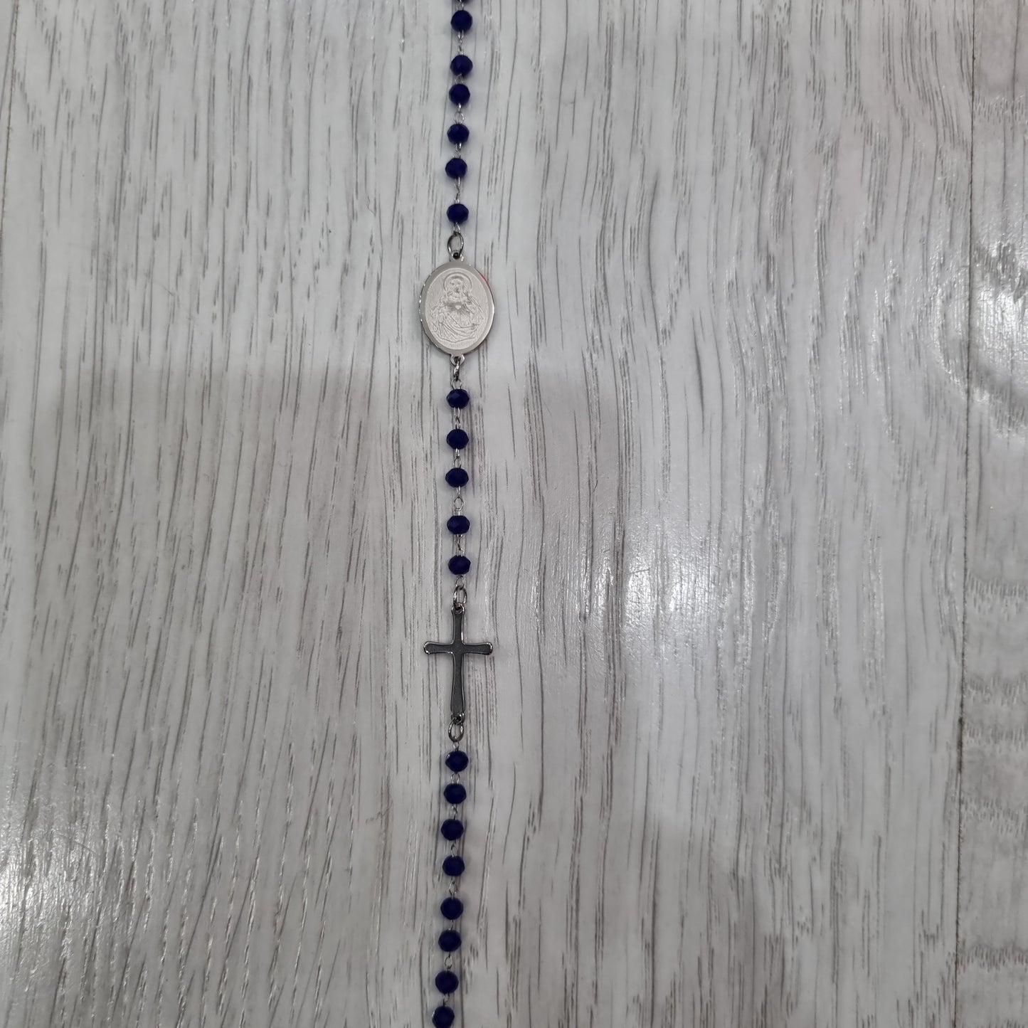 Bracciale Rosario  madonnina e croce