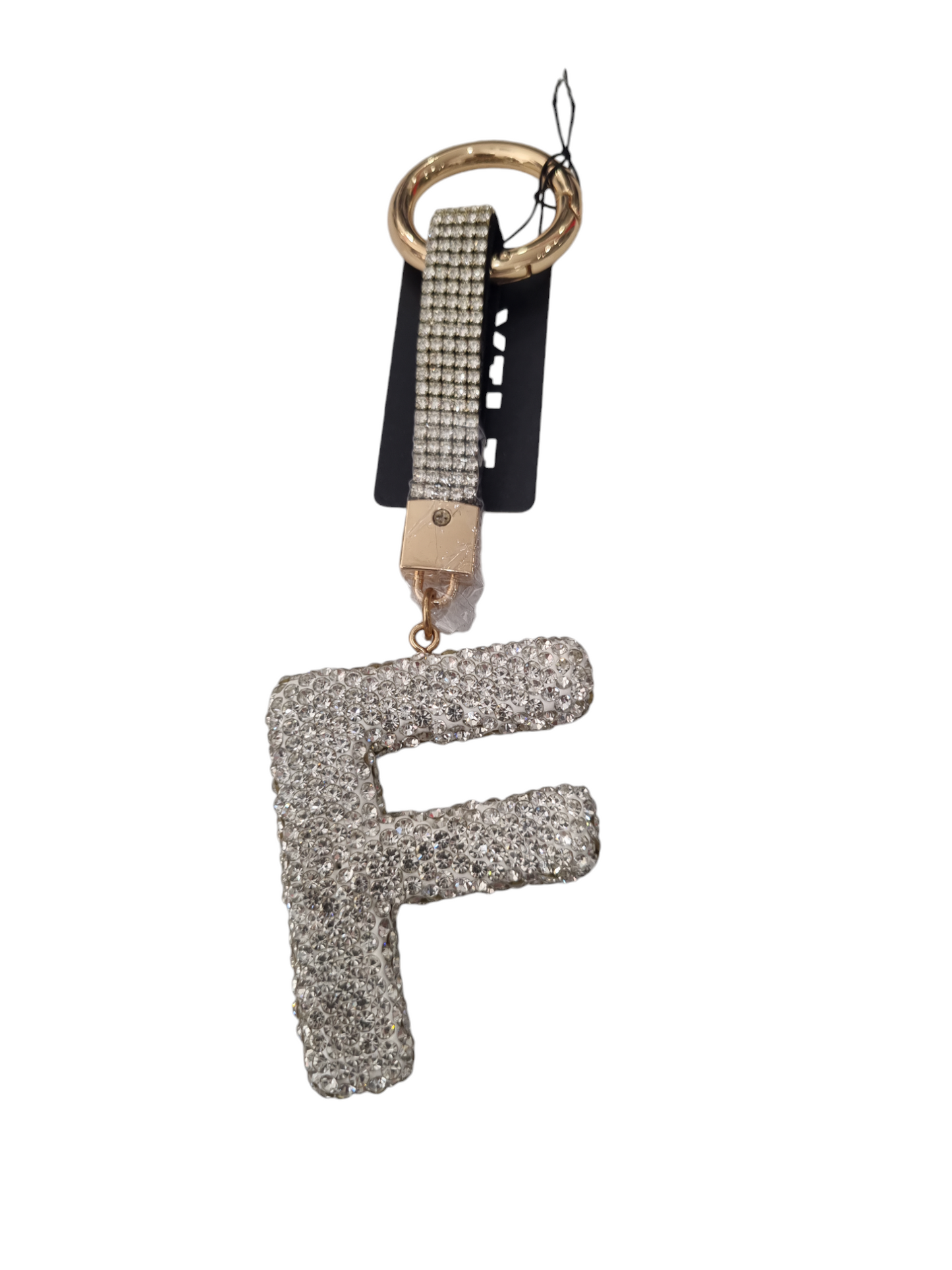 CHARM per borse in strass con iniziale Nome