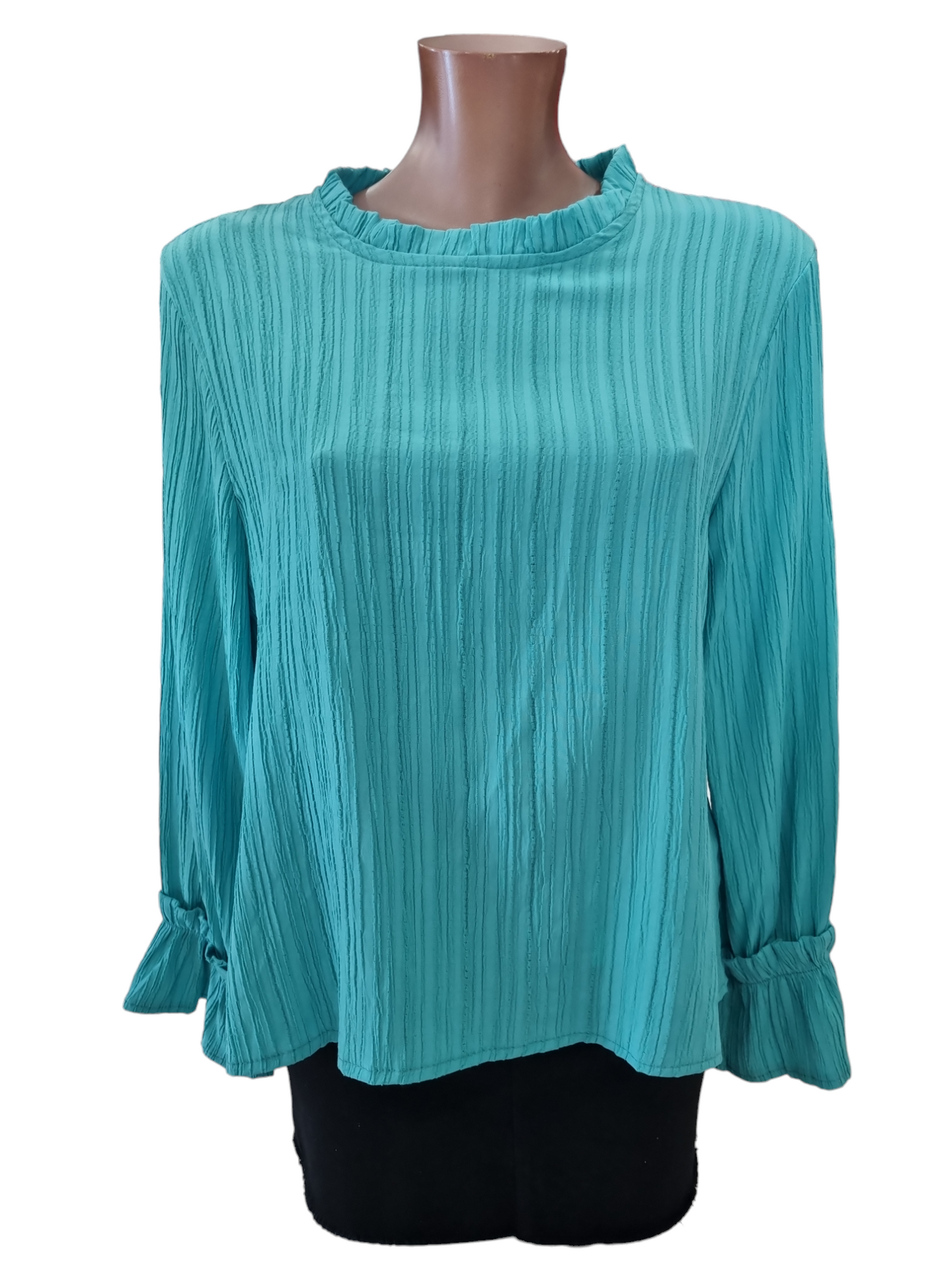 Blusa camicia manica a tulipano