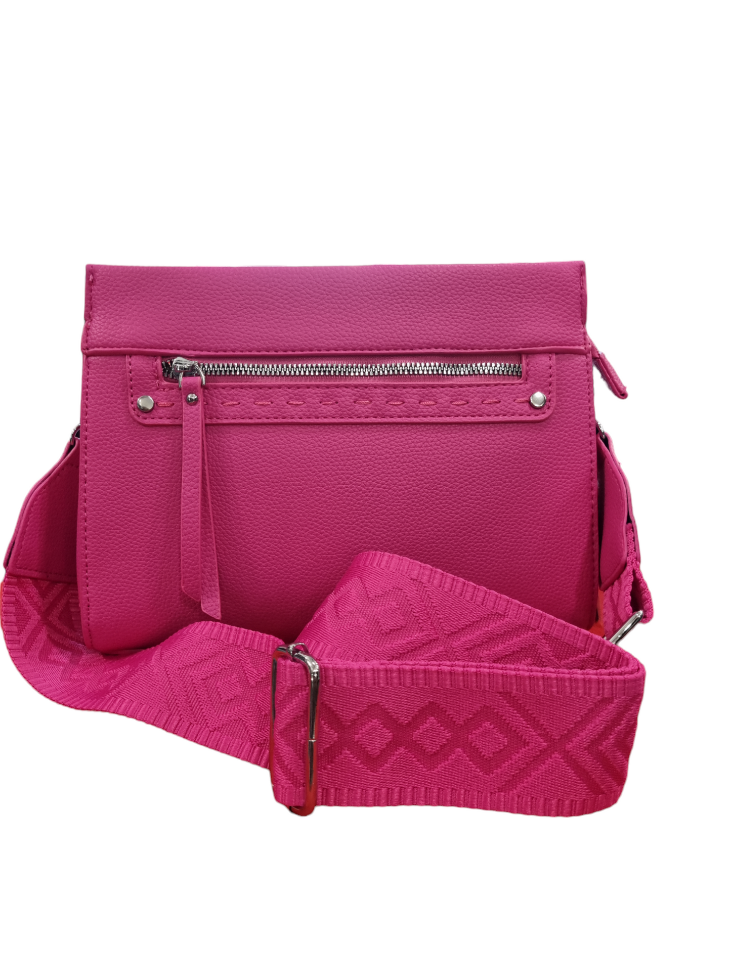 Mini bag rigida fucsia nera