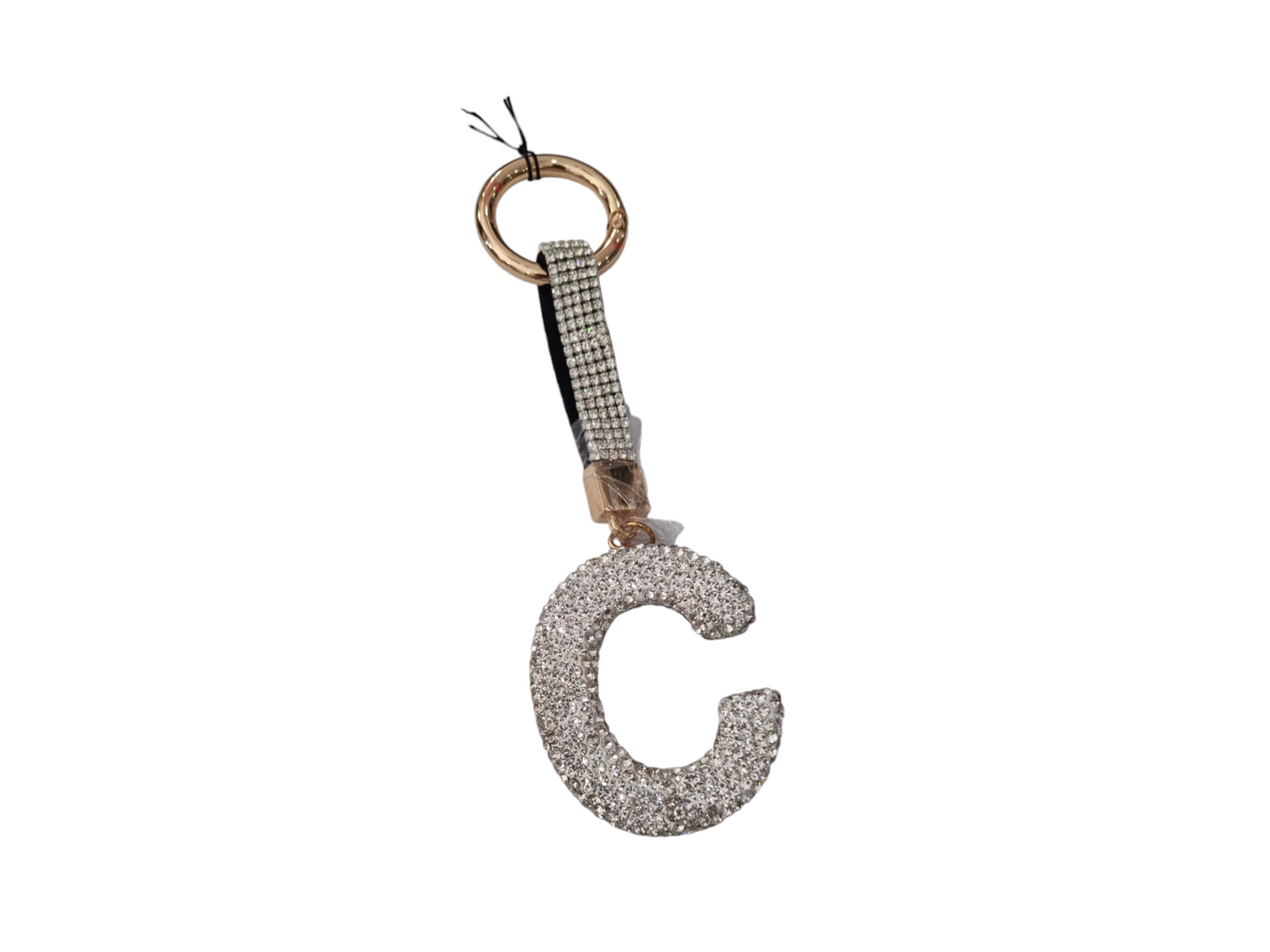 CHARM per borse in strass con iniziale Nome