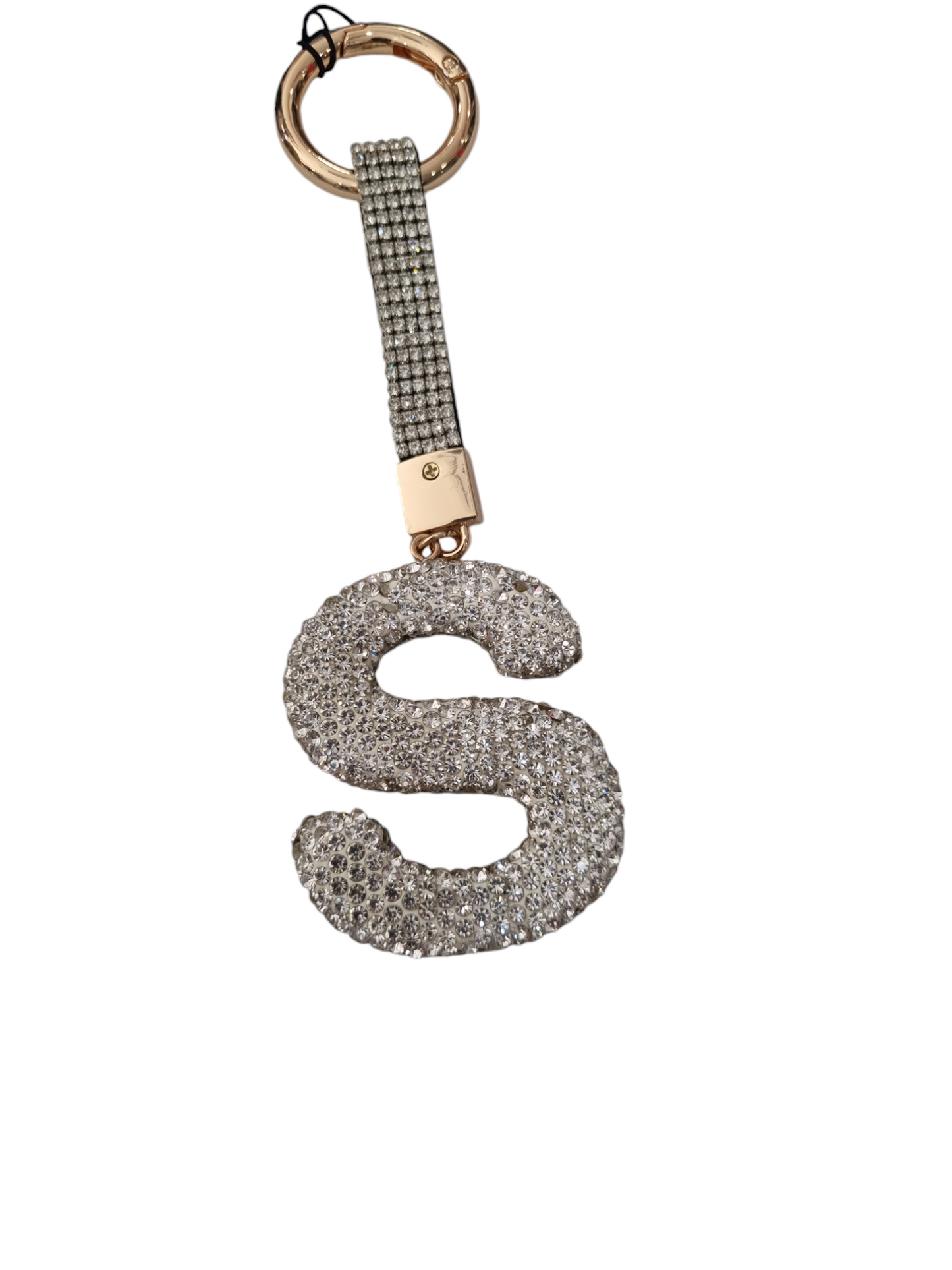 CHARM per borse in strass con iniziale Nome