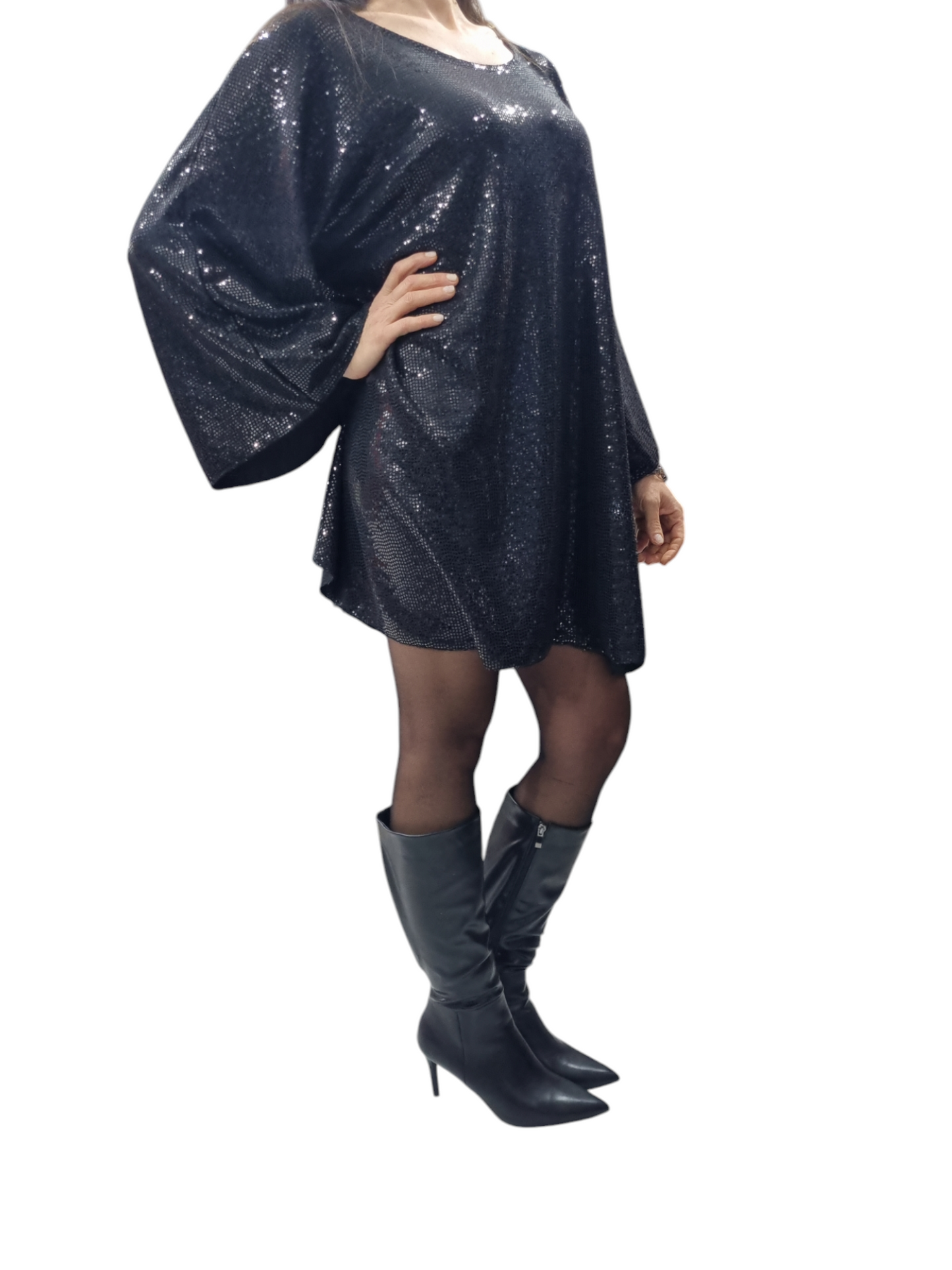 Abito over lurex Gilda