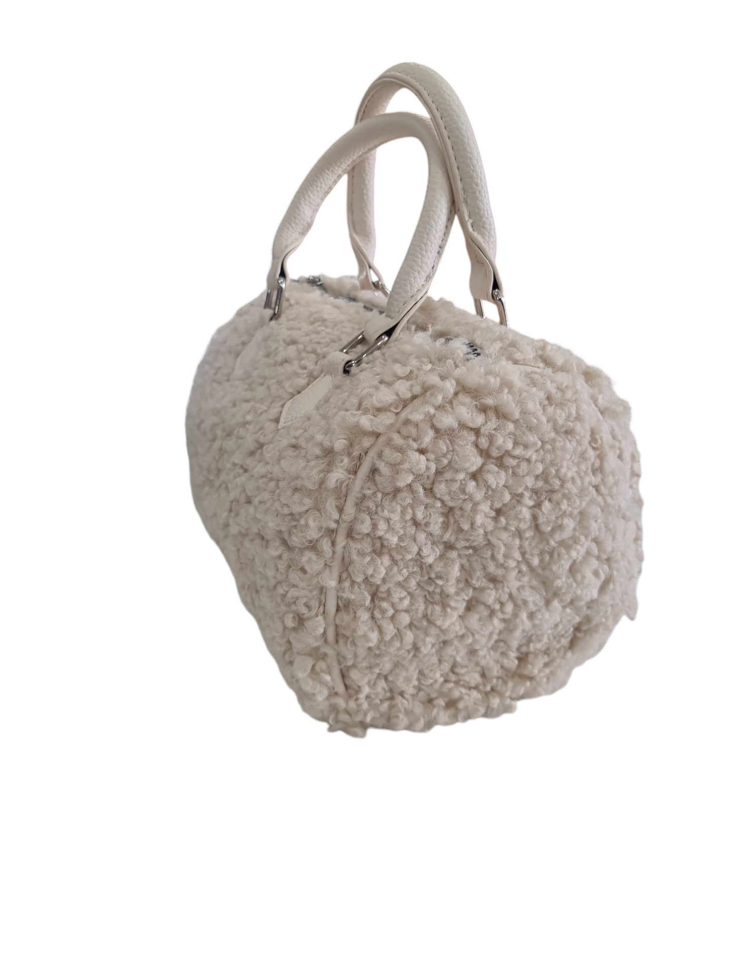 Mini bauletto in boucle