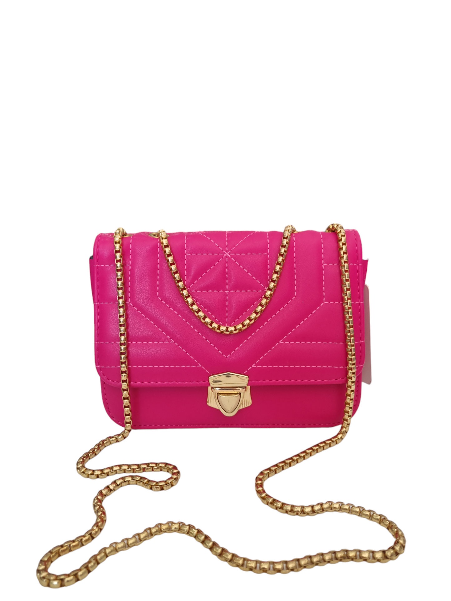 Micro bag fucsia oro