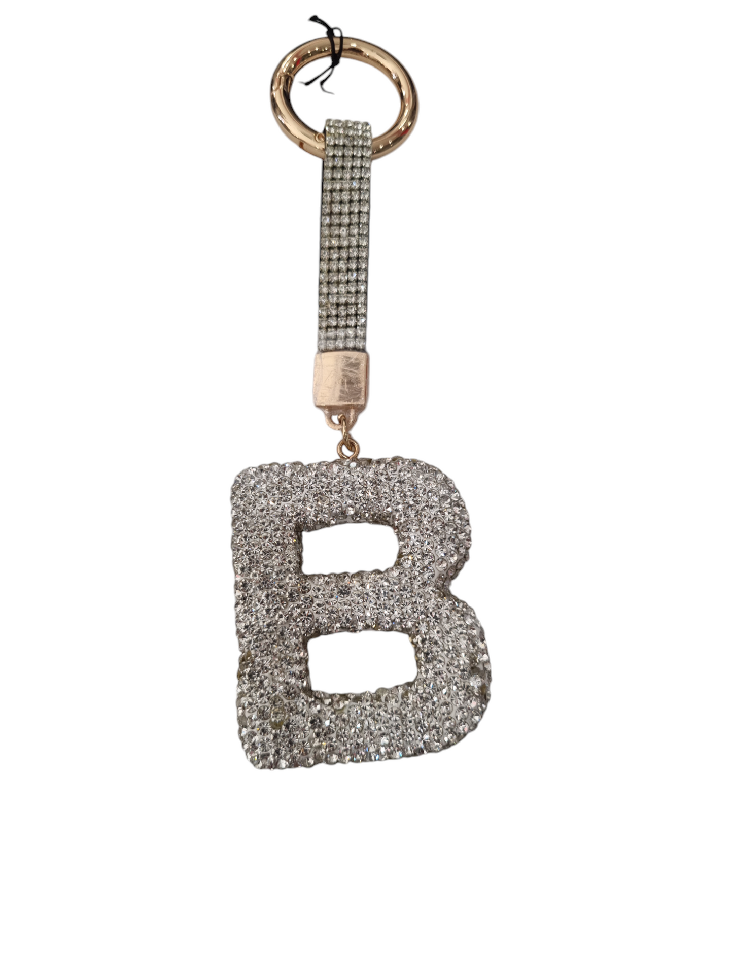 CHARM per borse in strass con iniziale Nome