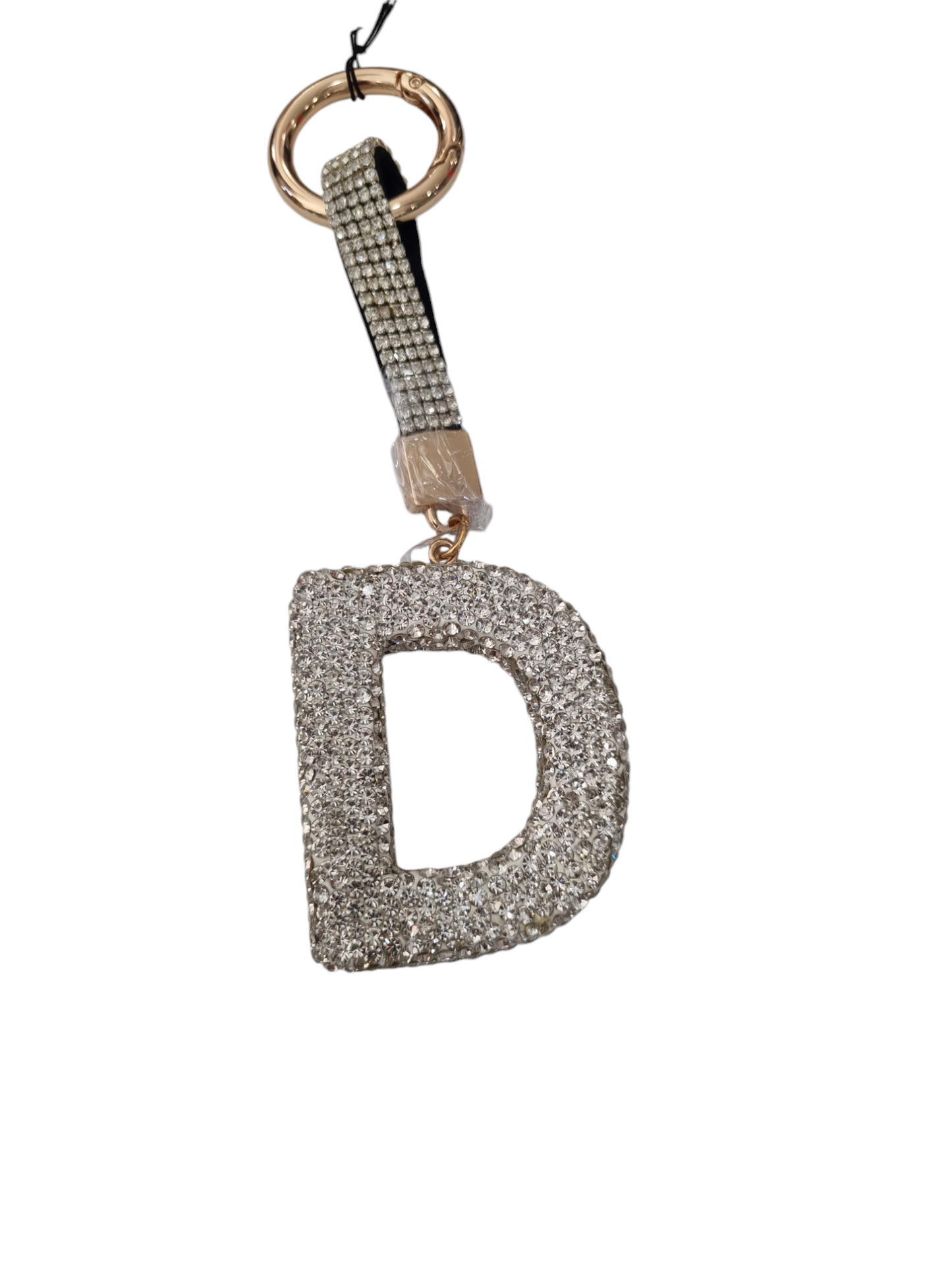 CHARM per borse in strass con iniziale Nome