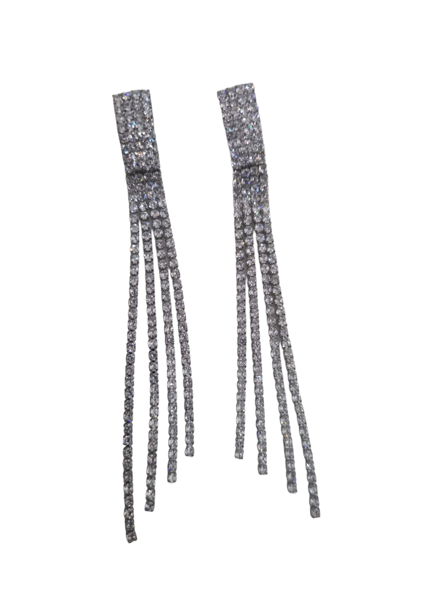 Orecchini Clip pendenti con strass